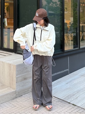 「COLONY 2139（コロニートゥーワンスリーナイン）のアイテム」を使った、momokaさん（レディース・160cm）の夏コーディネート