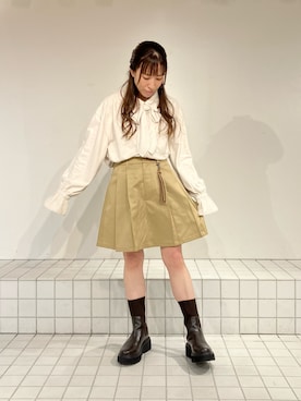 「DOUBLE NAME（ダブルネーム）のアイテム」を使った、＊Sa.さん（レディース・147cm）の冬コーディネート