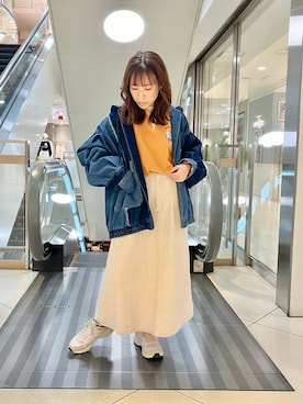 「DOUBLE NAME（ダブルネーム）のアイテム」を使った、＊Sa.さん（骨格ウェーブ・レディース・147cm）の冬コーディネート