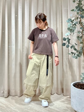 「アイテム（ファッション雑貨）」を使った、＊Sa.さん（レディース・147cm）の夏コーディネート