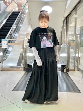 「ディズニーコーデ」｜＊Sa.さん（レディース・147cm）の春コーディネート