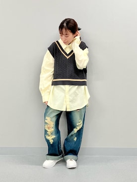 ＊Sa.さん（レディース・147cm）の冬コーディネート