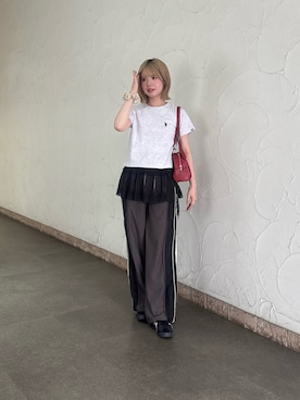 「アイテム（ボストンバッグ）」を使った、soora1224さん（レディース・158cm・20代）の夏コーディネート