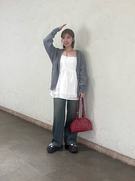 「アイテム（ボストンバッグ）」を使った、soora1224さん（レディース・158cm）の秋コーディネート