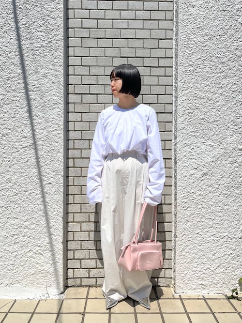 ボリュームタックパンツ 113060（その他パンツ）｜yuw（ユウ）の