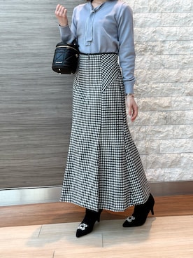 「MISCH MASCH（ミッシュマッシュ）のアイテム」を使った、エスパル仙台店さん（骨格ストレート・レディース・153cm）の冬コーディネート