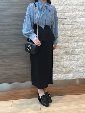「MISCH MASCH（ミッシュマッシュ）のアイテム」を使った、エスパル仙台店さん（骨格ストレート・レディース・150cm）の冬コーディネート
