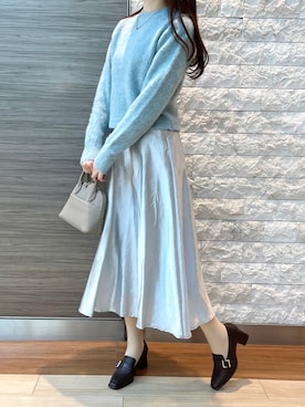 「MISCH MASCH（ミッシュマッシュ）のアイテム」を使った、エスパル仙台店さん（骨格ウェーブ・レディース・165cm）の冬コーディネート