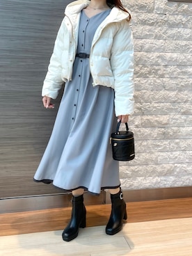 「MISCH MASCH（ミッシュマッシュ）のアイテム」を使った、エスパル仙台店さん（骨格ウェーブ・レディース・165cm）の冬コーディネート