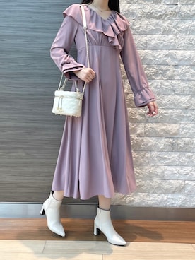 「MISCH MASCH（ミッシュマッシュ）のアイテム」を使った、エスパル仙台店さん（骨格ウェーブ・レディース・165cm）の冬コーディネート