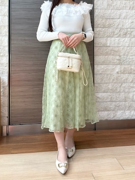 「MISCH MASCH（ミッシュマッシュ）のアイテム」を使った、エスパル仙台店さん（骨格ウェーブ・レディース・153cm）の春コーディネート