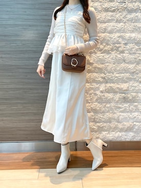 「MISCH MASCH（ミッシュマッシュ）のアイテム」を使った、エスパル仙台店さん（骨格ウェーブ・レディース・165cm）の冬コーディネート