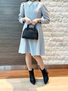 「MISCH MASCH（ミッシュマッシュ）のアイテム」を使った、エスパル仙台店さん（骨格ストレート・レディース・153cm）の冬コーディネート