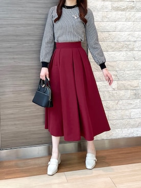 「MISCH MASCH（ミッシュマッシュ）のアイテム」を使った、エスパル仙台店さん（骨格ウェーブ・レディース・165cm）の秋コーディネート