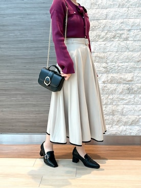 「MISCH MASCH（ミッシュマッシュ）のアイテム」を使った、エスパル仙台店さん（骨格ストレート・レディース・153cm）の冬コーディネート