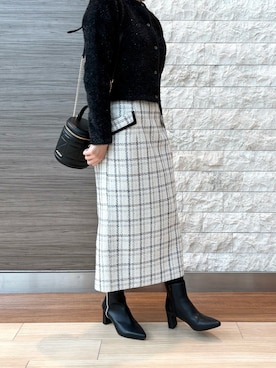 「MISCH MASCH（ミッシュマッシュ）のアイテム」を使った、エスパル仙台店さん（骨格ストレート・レディース・153cm）の冬コーディネート