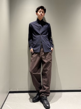キヨカワさん(メンズ・180cm)の秋コーディネート