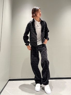 「アイテム（デニムジャケット）」を使った、きよっちさん（メンズ・180cm）の夏コーディネート