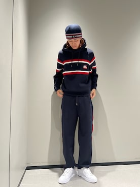 「ARMANI EXCHANGE（アルマーニエクスチェンジ）のアイテム」を使った、きよっちさん（メンズ・180cm）の秋コーディネート
