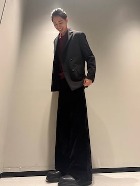 「スーツ」｜kiyoさん（メンズ・180cm）の秋コーディネート