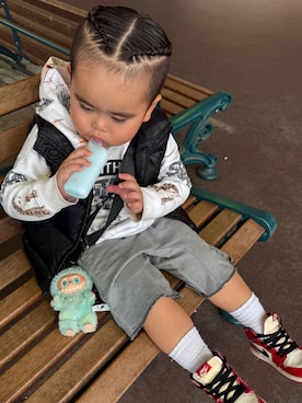 「アイテム（その他）」を使った、ymt0614さん（キッズ・90cm）の秋コーディネート