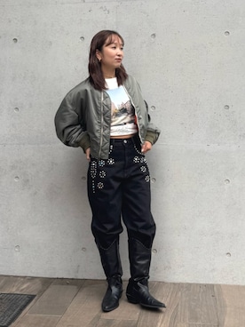 阿部いろはさん（レディース・148cm）の秋コーディネート