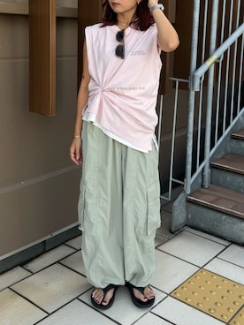 阿部いろはさん(レディース・148cm)の夏コーディネート