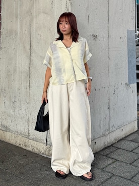 阿部いろはさん（レディース・148cm）の夏コーディネート