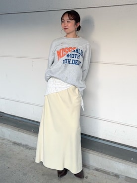 阿部いろはさん（レディース・148cm）の冬コーディネート