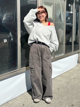 阿部いろはさん（レディース・148cm）の春コーディネート