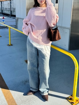 阿部いろはさん（レディース・148cm）の冬コーディネート