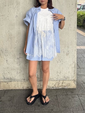阿部いろはさん（レディース・148cm）の夏コーディネート