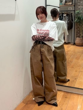 阿部いろはさん（レディース・148cm）の春コーディネート