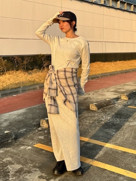 阿部いろはさん(レディース・148cm)の春コーディネート