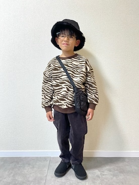 「アイテム（パンツ）」を使った、mocchirhさん（キッズ・100cm）の秋コーディネート