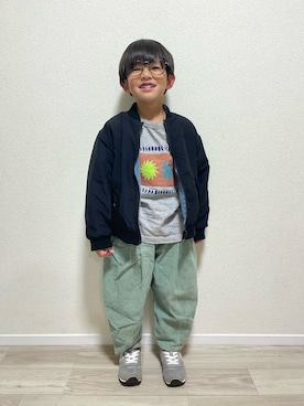 「MARKEY'S（マーキーズ）のアイテム」を使った、mocchirhさん（キッズ・110cm）の冬コーディネート