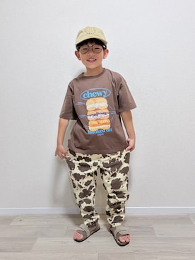 「BREEZE（ブリーズ）のアイテム」を使った、mocchirhさん（キッズ・110cm）の夏コーディネート