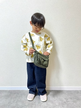 「アイテム（パンツ）」を使った、mocchirhさん（キッズ・100cm）の秋コーディネート