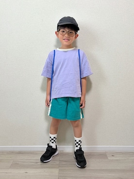 「devirock（デビロック）のアイテム」を使った、mocchirhさん（キッズ・110cm）の春コーディネート