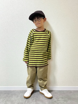 「アイテム（パンツ）」を使った、mocchirhさん（キッズ・100cm）の秋コーディネート