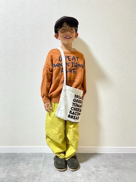「アイテム（シューズ）」を使った、mocchirhさん（キッズ・100cm）の秋コーディネート