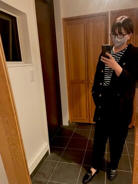 「#今日のコーデ」｜「アイテム（その他アウター）」を使った、creamayuiさん（レディース・163cm）の秋コーディネート