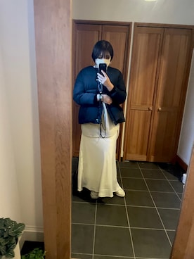 「Simplicite（サンプリシテ）のアイテム（ジャケット/アウター）」を使った、creamayuiさん（レディース・163cm）の冬コーディネート