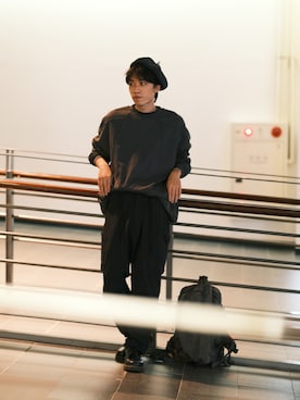 「meanswhile（ミーンズワイル）のアイテム」を使った、Jさん（メンズ・174cm）の秋コーディネート