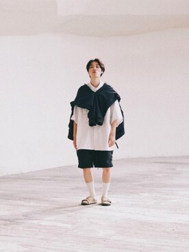 「Atease（アティース）のアイテム（アクセサリー）」を使った、Jさん（メンズ・174cm）の夏コーディネート