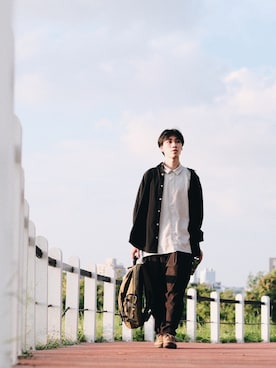 「MSPC（エムエスピーシー）のアイテム」を使った、Jさん（メンズ・174cm）の夏コーディネート