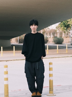 「GOOPiMADE」｜「アイテム（サンダル）」を使った、Jさん（メンズ・174cm）の春コーディネート