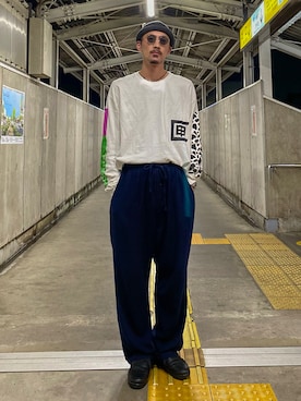 「TENBOX（テンボックス）のアイテム」を使った、matyyyさん（メンズ・184cm）の秋コーディネート