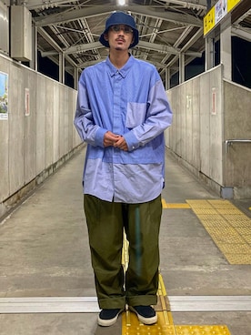 「CONVERSE（コンバース）のアイテム（ローファー）」を使った、matyyyさん（メンズ・184cm）の秋コーディネート