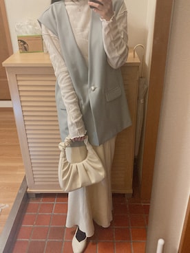 「Canal 4℃（カナルヨンドシー）のアイテム（アクセサリー）」を使った、malさん（レディース・158cm）の秋コーディネート